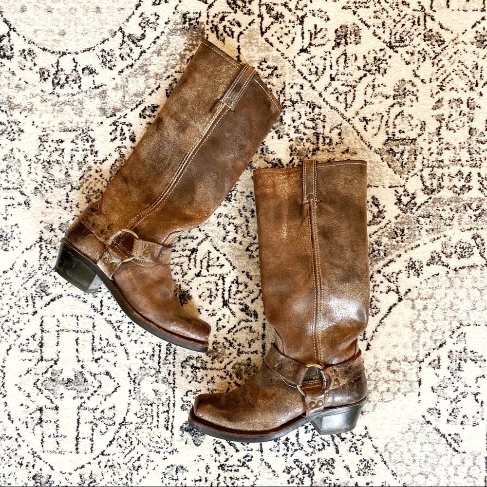 Frye Tall Harness Boot